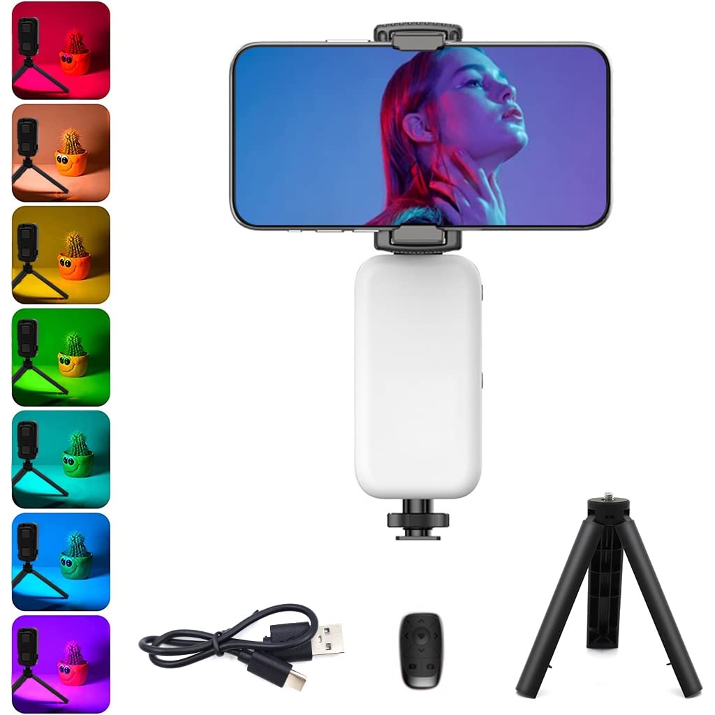 ZORBES RGB Video Light LED Camera Light Panel with TIK Tok Remote Control 360° Full Color LED Camera Light, 2500K-9000K, 2000mAh USB LED Video Light for Photography, Livestream, YouTube, TIK Tok ZORBES RGB Video Light LED Camera Light Panel with TIK Tok Remote Control 360° Full Color LED Camera Light, 2500K-9000K, 2000mAh USB LED Video Light for Photography, Livestream, YouTube, TIK Tok